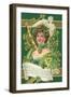 Old Fashioned St. Patrick's Day Greeting-null-Framed Art Print