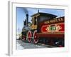 Old Fashioned Steam Train at Golden Spike National Historic Site, Great Basin, Utah-Scott T^ Smith-Framed Photographic Print