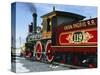 Old Fashioned Steam Train at Golden Spike National Historic Site, Great Basin, Utah-Scott T^ Smith-Stretched Canvas