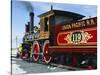 Old Fashioned Steam Train at Golden Spike National Historic Site, Great Basin, Utah-Scott T^ Smith-Stretched Canvas