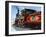 Old Fashioned Steam Train at Golden Spike National Historic Site, Great Basin, Utah-Scott T^ Smith-Framed Premium Photographic Print