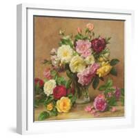 Old Fashioned Victorian Roses, 1995-Albert Williams-Framed Giclee Print