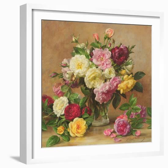 Old Fashioned Victorian Roses, 1995-Albert Williams-Framed Giclee Print