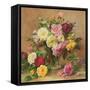 Old Fashioned Victorian Roses, 1995-Albert Williams-Framed Stretched Canvas