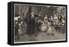 Old Father Christmas; Or, the Cave of Mystery-Charles Green-Framed Stretched Canvas