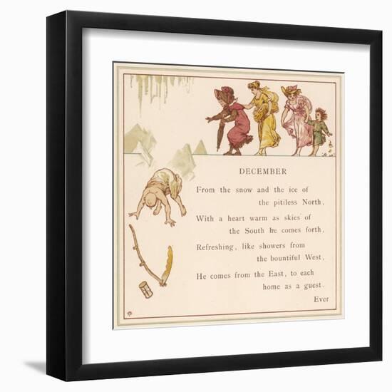 Old Father Time Falls-null-Framed Art Print