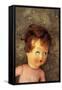 Old Female Doll-Den Reader-Framed Stretched Canvas