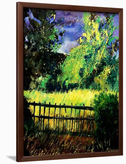 Old fence-Pol Ledent-Framed Art Print