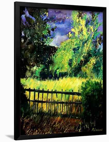 Old fence-Pol Ledent-Framed Art Print