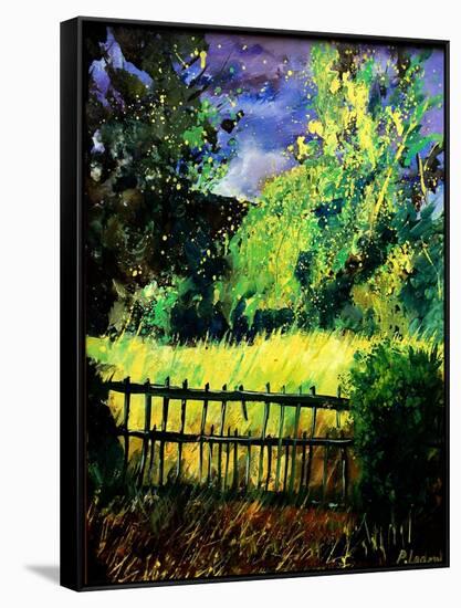 Old fence-Pol Ledent-Framed Stretched Canvas