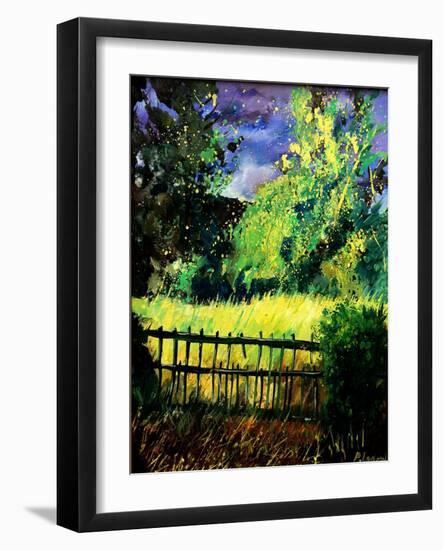 Old fence-Pol Ledent-Framed Art Print