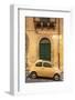 Old Fiat 500 parked in street, Noto, Sicily, Italy, Europe-John Miller-Framed Photographic Print