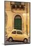 Old Fiat 500 parked in street, Noto, Sicily, Italy, Europe-John Miller-Mounted Photographic Print