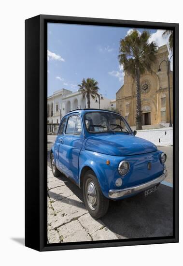 Old Fiat in Santa Cesarea Terme, Puglia, Italy, Europe-Martin-Framed Stretched Canvas