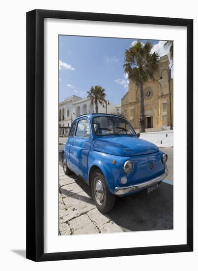 Old Fiat in Santa Cesarea Terme, Puglia, Italy, Europe-Martin-Framed Photographic Print