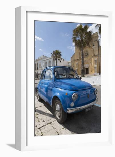 Old Fiat in Santa Cesarea Terme, Puglia, Italy, Europe-Martin-Framed Photographic Print