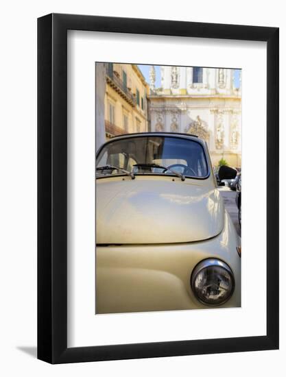 Old Fiat in the Baroque City of Lecce, Puglia, Italy, Europe-Martin-Framed Photographic Print