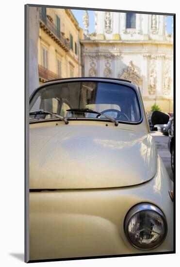 Old Fiat in the Baroque City of Lecce, Puglia, Italy, Europe-Martin-Mounted Photographic Print