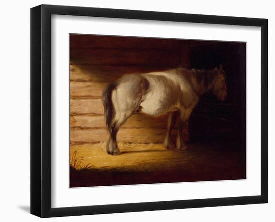 Old Field Horse, by 1856-George Caleb Bingham-Framed Giclee Print