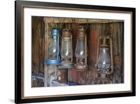 Old Fire Station Lanterns, Bodie State Historic Park, California, USA-Jaynes Gallery-Framed Photographic Print