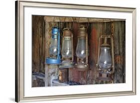 Old Fire Station Lanterns, Bodie State Historic Park, California, USA-Jaynes Gallery-Framed Photographic Print