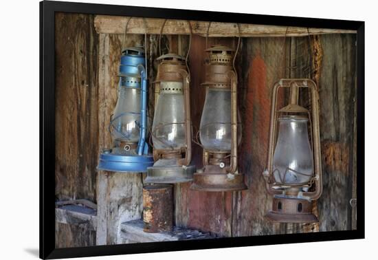 Old Fire Station Lanterns, Bodie State Historic Park, California, USA-Jaynes Gallery-Framed Photographic Print