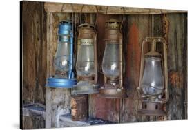 Old Fire Station Lanterns, Bodie State Historic Park, California, USA-Jaynes Gallery-Stretched Canvas