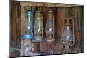 Old Fire Station Lanterns, Bodie State Historic Park, California, USA-Jaynes Gallery-Mounted Photographic Print