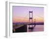 Old/First Severn Bridge at Dusk, Avon, England-Roy Rainford-Framed Photographic Print