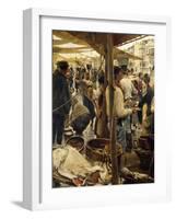 Old Fish Market in Venice-Ettore Tito-Framed Giclee Print