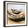 Old Fisherman Boats on the Beach in Hue Province, Vietnam-mazzzur-Framed Photographic Print