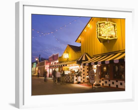 Old Fisherman's Grotto Restaurant on Fisherman's Wharf, Monterey, California, United States of Amer-Richard Cummins-Framed Photographic Print