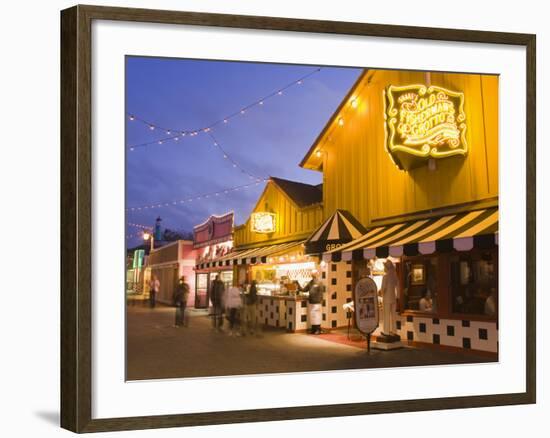 Old Fisherman's Grotto Restaurant on Fisherman's Wharf, Monterey, California, United States of Amer-Richard Cummins-Framed Photographic Print