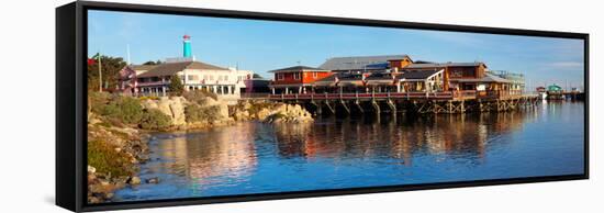 Old Fisherman's Wharf, Monterey, California, Usa-null-Framed Stretched Canvas