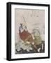 Old Fisherman Smoking His Pipe, C.1835-Katsushika Hokusai-Framed Giclee Print