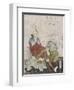 Old Fisherman Smoking His Pipe, C.1835-Katsushika Hokusai-Framed Giclee Print