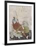 Old Fisherman Smoking His Pipe, C.1835-Katsushika Hokusai-Framed Giclee Print