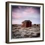 Old Fishermans Shed on Beach-Craig Roberts-Framed Photographic Print