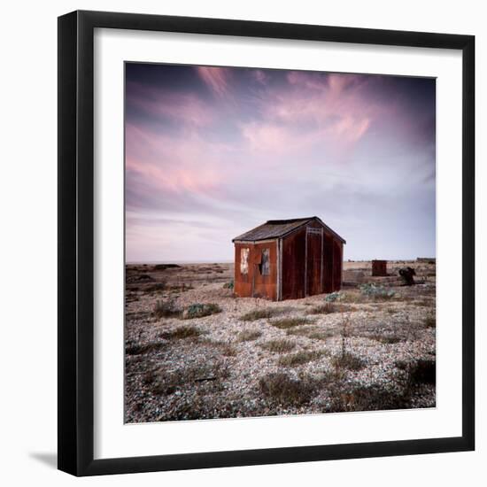 Old Fishermans Shed on Beach-Craig Roberts-Framed Photographic Print