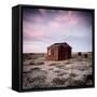 Old Fishermans Shed on Beach-Craig Roberts-Framed Stretched Canvas
