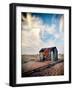 Old Fishermans Shed on Beach-Craig Roberts-Framed Photographic Print