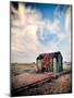 Old Fishermans Shed on Beach-Craig Roberts-Mounted Photographic Print