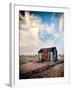 Old Fishermans Shed on Beach-Craig Roberts-Framed Photographic Print