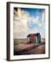 Old Fishermans Shed on Beach-Craig Roberts-Framed Photographic Print
