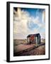 Old Fishermans Shed on Beach-Craig Roberts-Framed Photographic Print