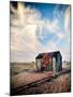 Old Fishermans Shed on Beach-Craig Roberts-Mounted Photographic Print