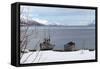 Old Fishing Boat Laid Up on Kvaloya (Whale Island), Troms, Arctic Norway, Scandinavia, Europe-David Lomax-Framed Stretched Canvas