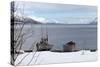 Old Fishing Boat Laid Up on Kvaloya (Whale Island), Troms, Arctic Norway, Scandinavia, Europe-David Lomax-Stretched Canvas