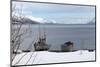 Old Fishing Boat Laid Up on Kvaloya (Whale Island), Troms, Arctic Norway, Scandinavia, Europe-David Lomax-Mounted Photographic Print