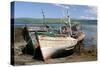 Old Fishing Boats, Near Salen, Mull, Argyll and Bute, Scotland-Peter Thompson-Stretched Canvas